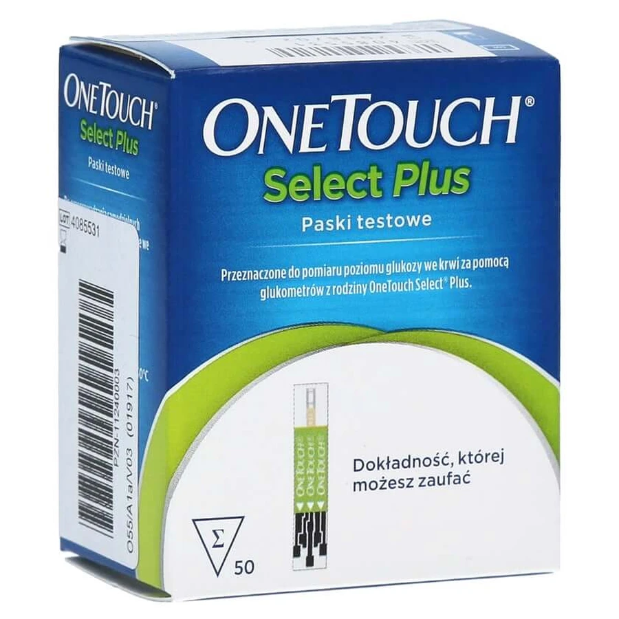 ONE Touch Select Plus Blutzucker Teststr 50 St