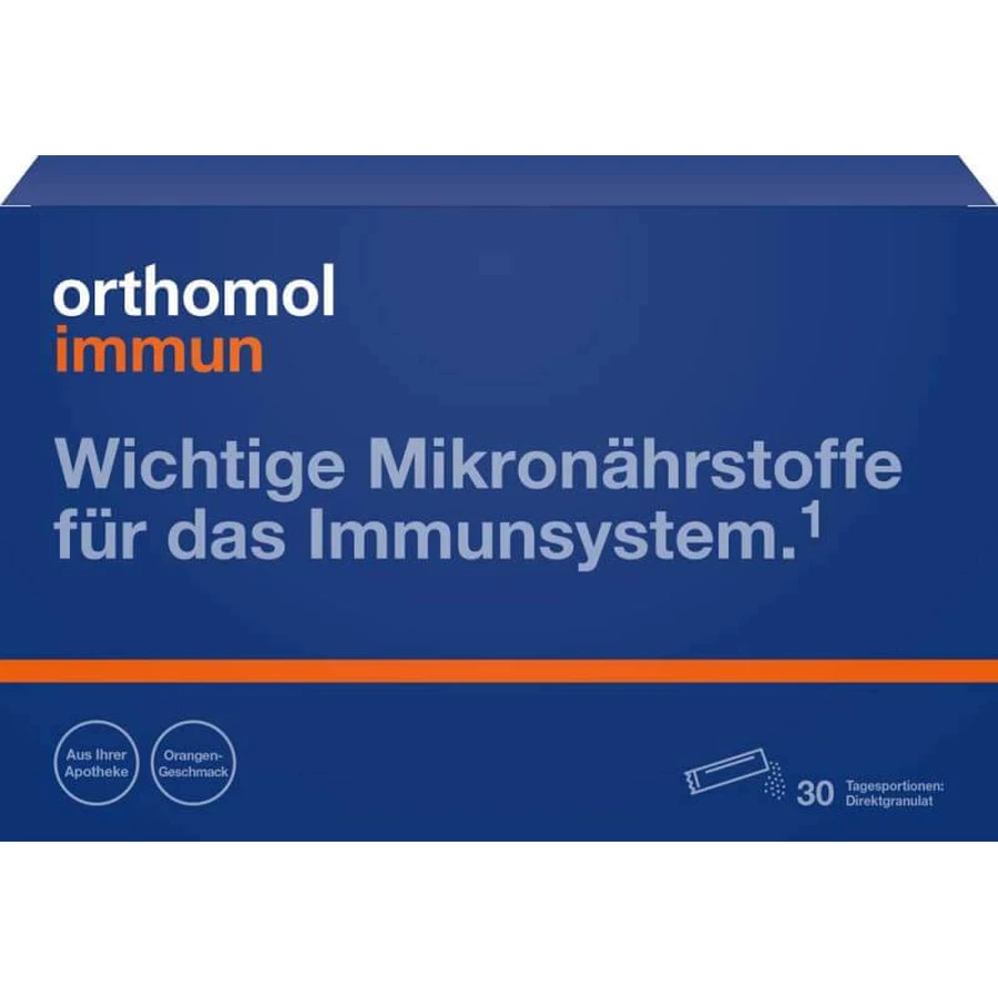 Orthomol Immune Direct Gránulos Naranja 30 unid.