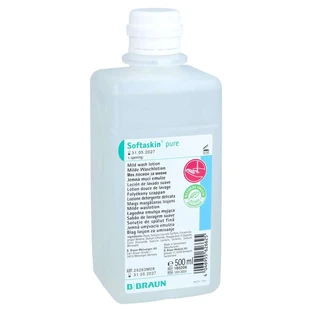 Butelka z dozownikiem płynu do mycia Softaskin pure 500 ml