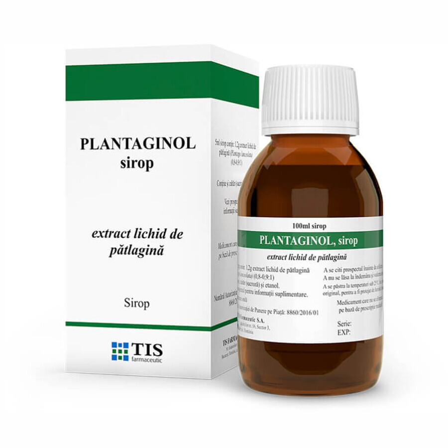 Plantaginol siroop, 120 g, Tis Farmaceutic