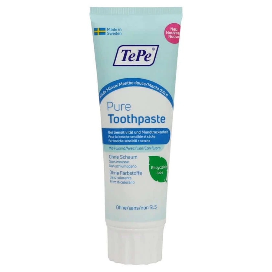TEPE Pure tandpasta pepermunt 75 ml