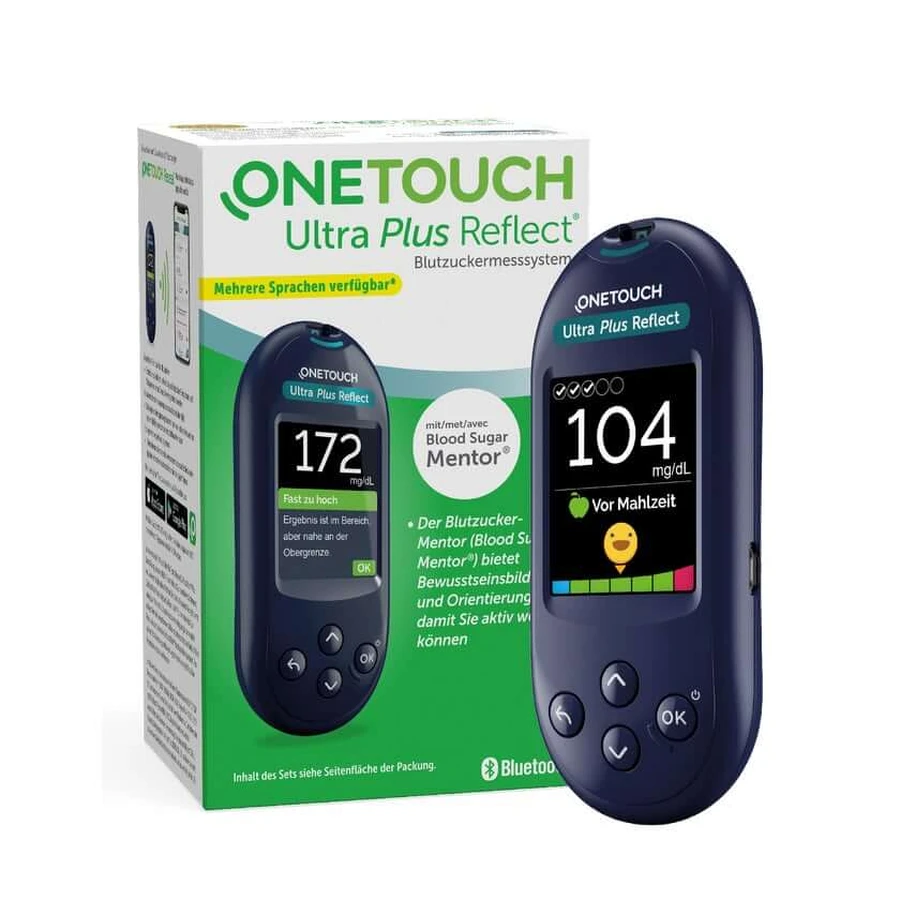 Lecteur de glycémie OneTouch Ultra Plus Reflect® (mg/dL) 1 pc