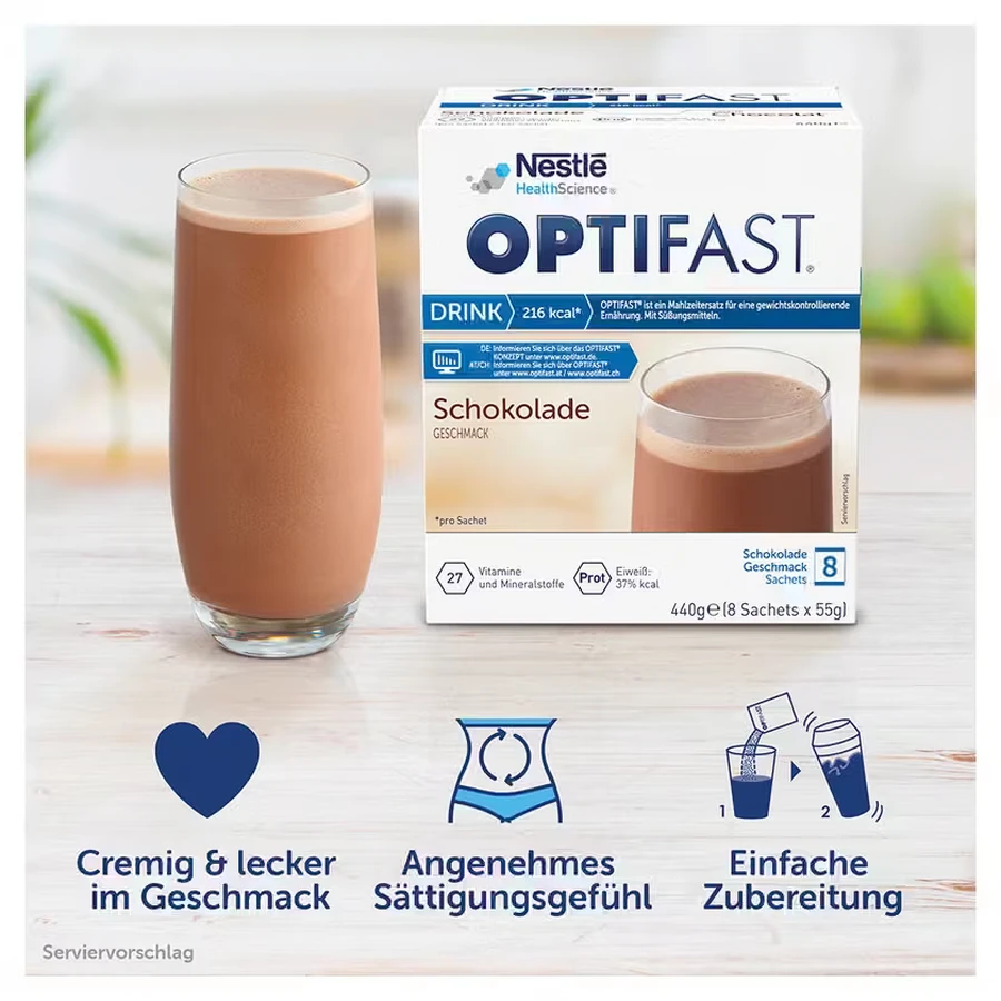 OPTIFAST Chocolade 8X55 g