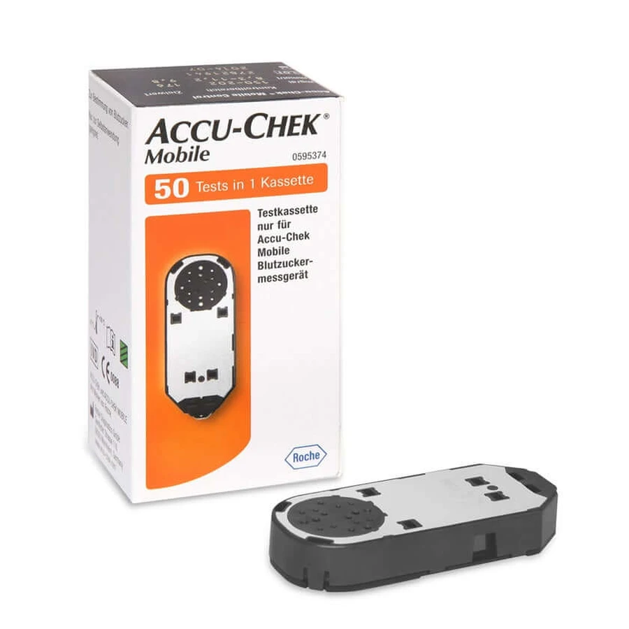 Accu-Chek Mobiele Testcassette 50 stuks.