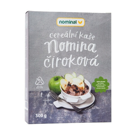 Porridge au sorgho et au riz brun Nomina Sorgho, 300 g, Nominal
