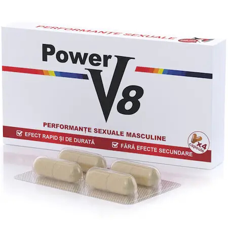 Power V8, 4 capsules, Divers Seo Market