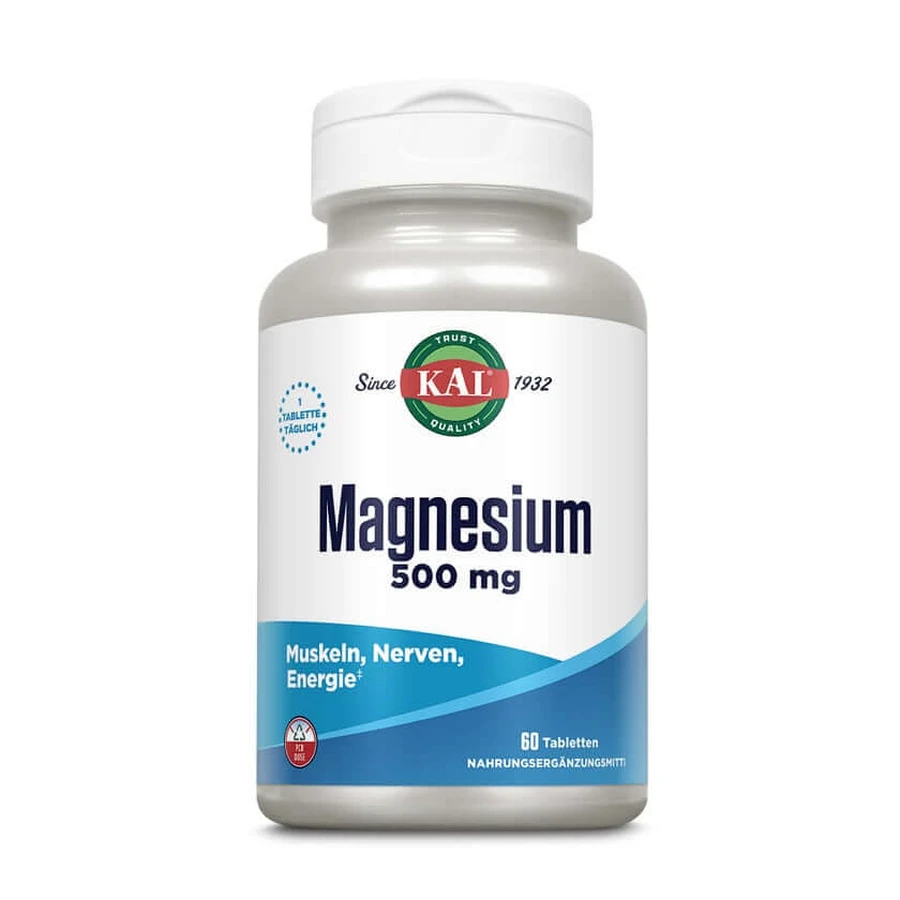 KAL Magnesium 500 mg 60 St: ceny i cechy