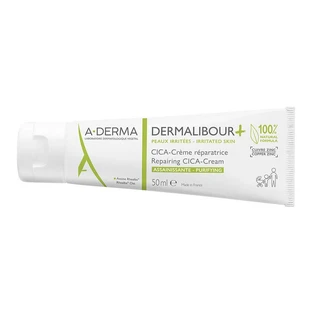 A-Derma DERMALIBOUR+ Cremă reparatoare CICA 50 ml