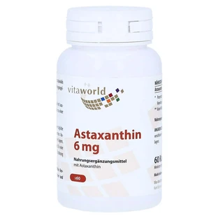 Astaxantina 6 mg cápsulas 60 Cápsulas