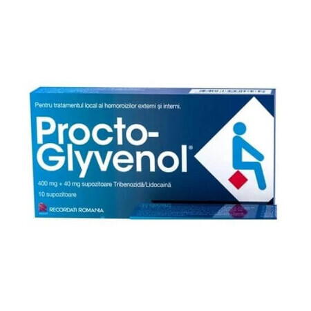 Procto-Glyvenol, 10 zetpillen, Novartis
