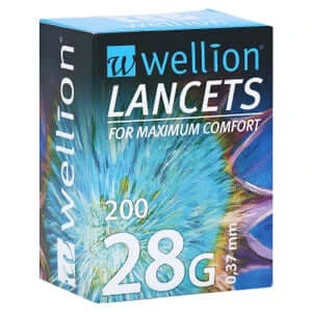 Wellion lancetten 28 G 200 stuks