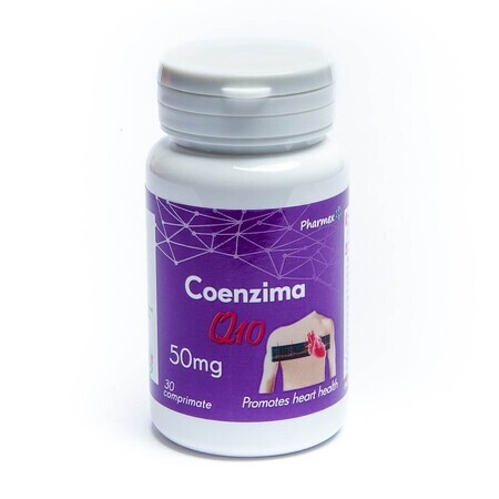 Coenzyme Q10, 50 mg, 30 comprimés, Pharmex