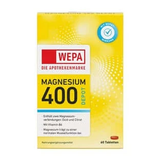 WEPA Magnesium 400 DEPOT+B6 Tabletten 60 St