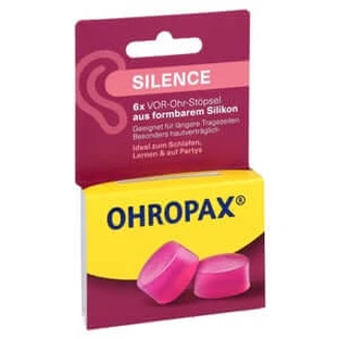 Silence silicone earplugs 6 pcs.