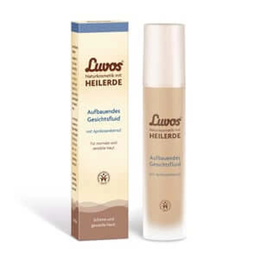 Luvos argilla curativa fluido riparatore per il viso non colorato 50 ml