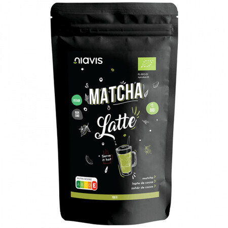 Öko-Matcha-Latte-Pulver, 150 g, Niavis