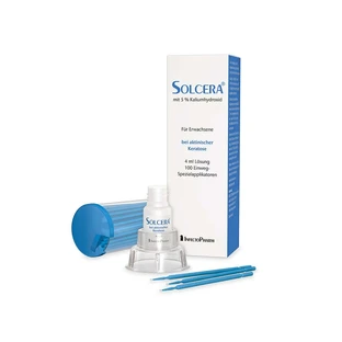 Solcera 5% solución con aplicadores 4 ml