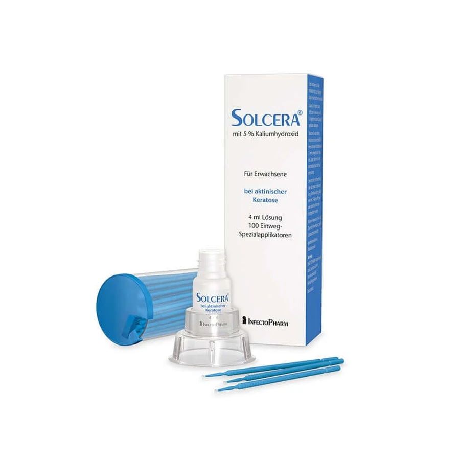 Solcera 5% solución con aplicadores 4 ml