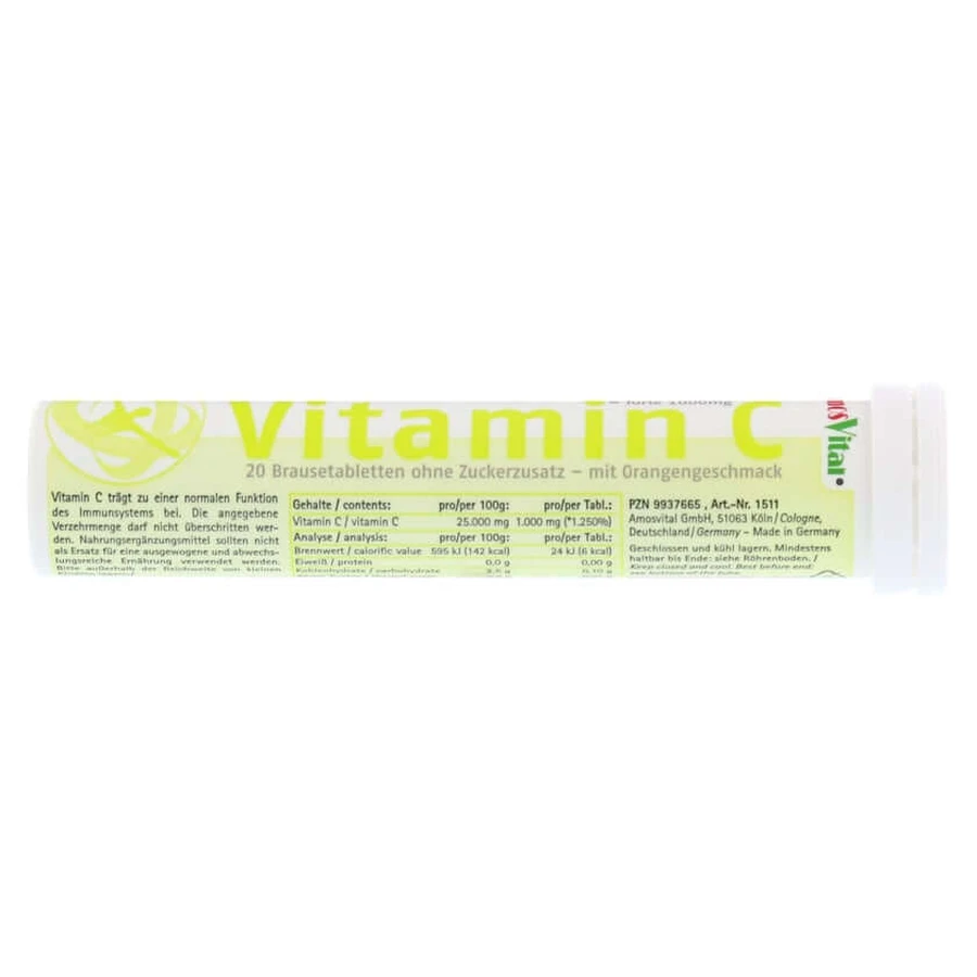 Vitamine C 1000 mg AmosVital comprimé effervescent 20 St