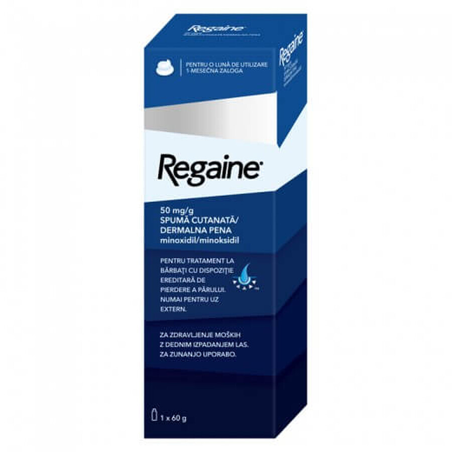 Regaine Men's Foam against hair loss, 60 g, Johnson & Johnson