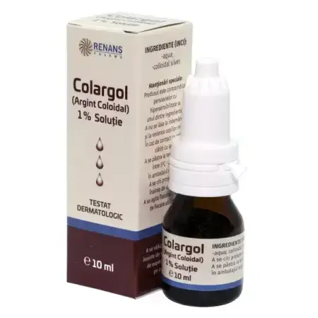 Colargol 1% Soluție (Argint Coloidal), 10ml, Renans