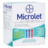 Microlet Lancets Colored 200 pcs
