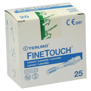 Terumo Finetouch wegwerplancetten 25 stuks