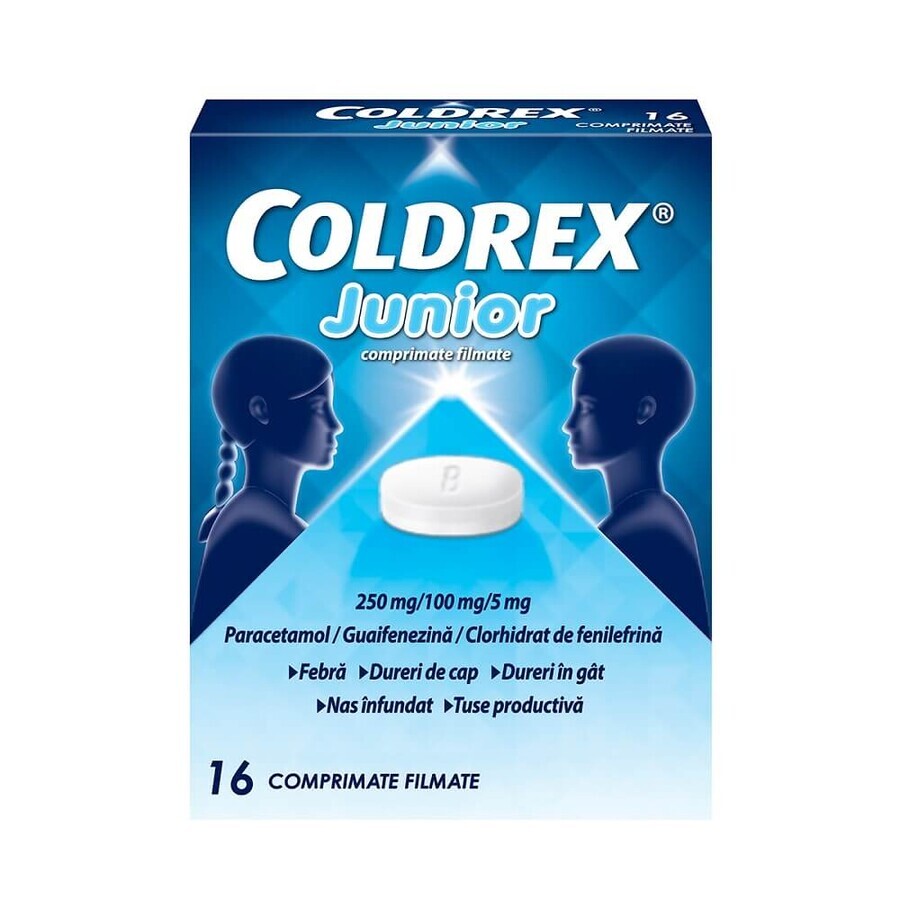 Coldrex Junior, 16 compresse, Perrigo