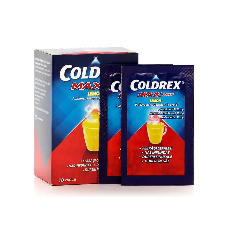 Coldrex Maxgrip Citroen, 10 zakjes, Perrigo
