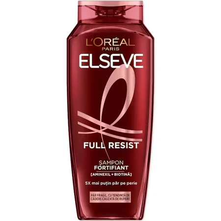 Strengthening shampoo for brittle hair with a tendency to fall out Full Resist, 400 ml, Elseve