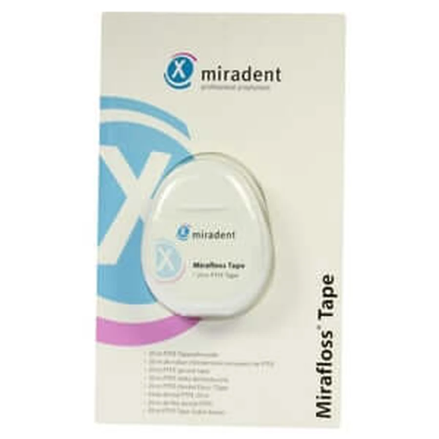 Filo interdentale Miradent Mirafloss Tape 20 m