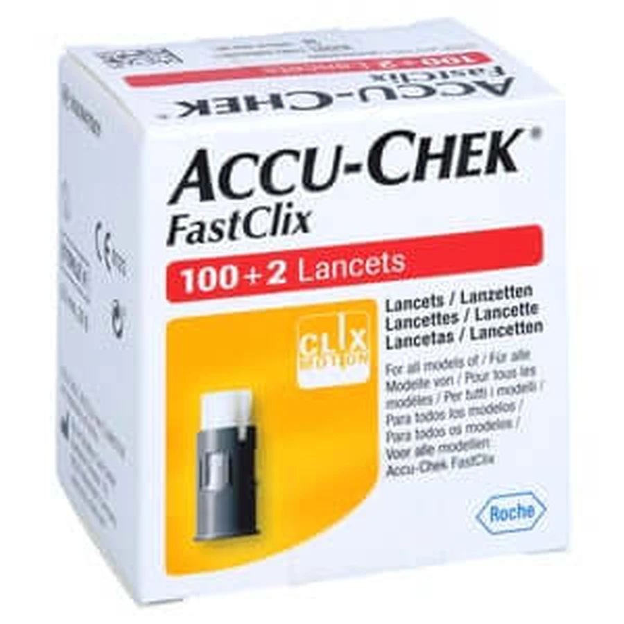 Accu-chek Fastclix lancette 102 buc