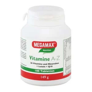 MEGAMAX VITAMIN A-Z +Q10+LUTEIN 100 St