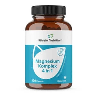 Complesso di magnesio 4 in 1 ad alto dosaggio vegano 120 St.