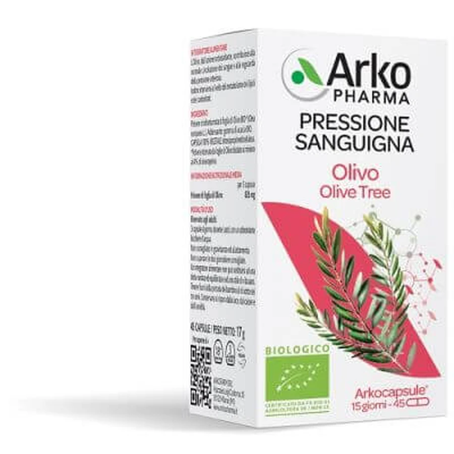 Arko biologische olijfcapsules 45 capsules