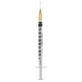 Siringa per insulina extrafine tub 1ml 100 ui ago removibile 26 gauge 0,45x12 mm 1 pezzo