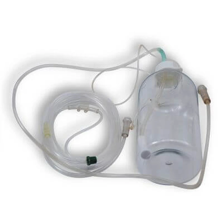 Sauerstofftherapie-Bubbler mit Schutzbrille + Nasenkanüle