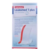 Leukomed t plus skin sensitive apósito postoperatorio impermeable transparente con masa adhesiva de silicona 8x15cm 5 piezas