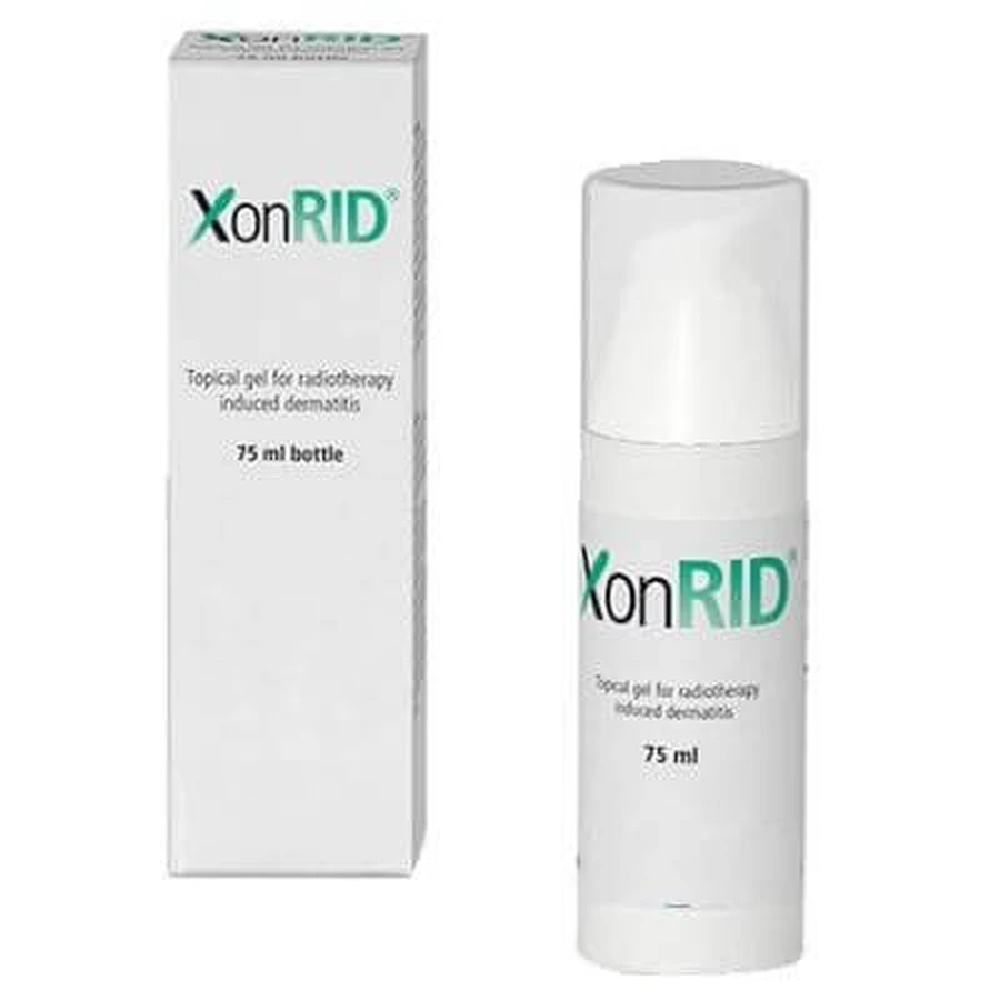 Xonrid gel topic pentru dermatită de radioterapie 75 ml