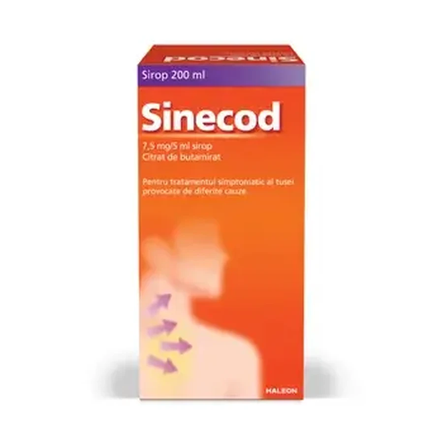 Sinecod syrup, 200 ml, Gsk