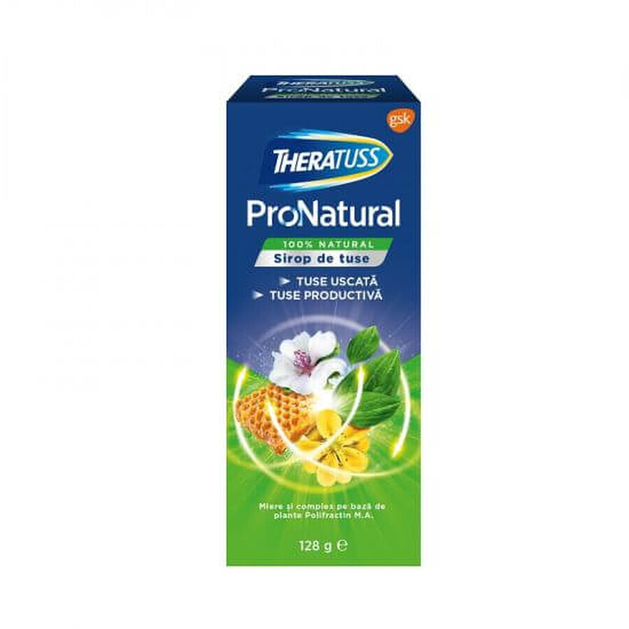 Theratuss ProNatural Sirop contre la toux, 128 g, Gsk