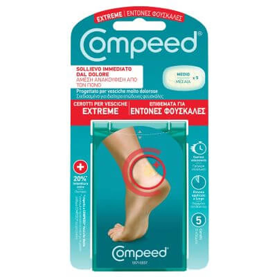 Compeed extreme blaarpleisters 5 stuks