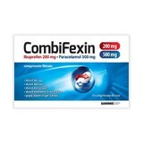 Combifexin 200 mg/ 500 mg, 10 comprimés pelliculés, Sandoz