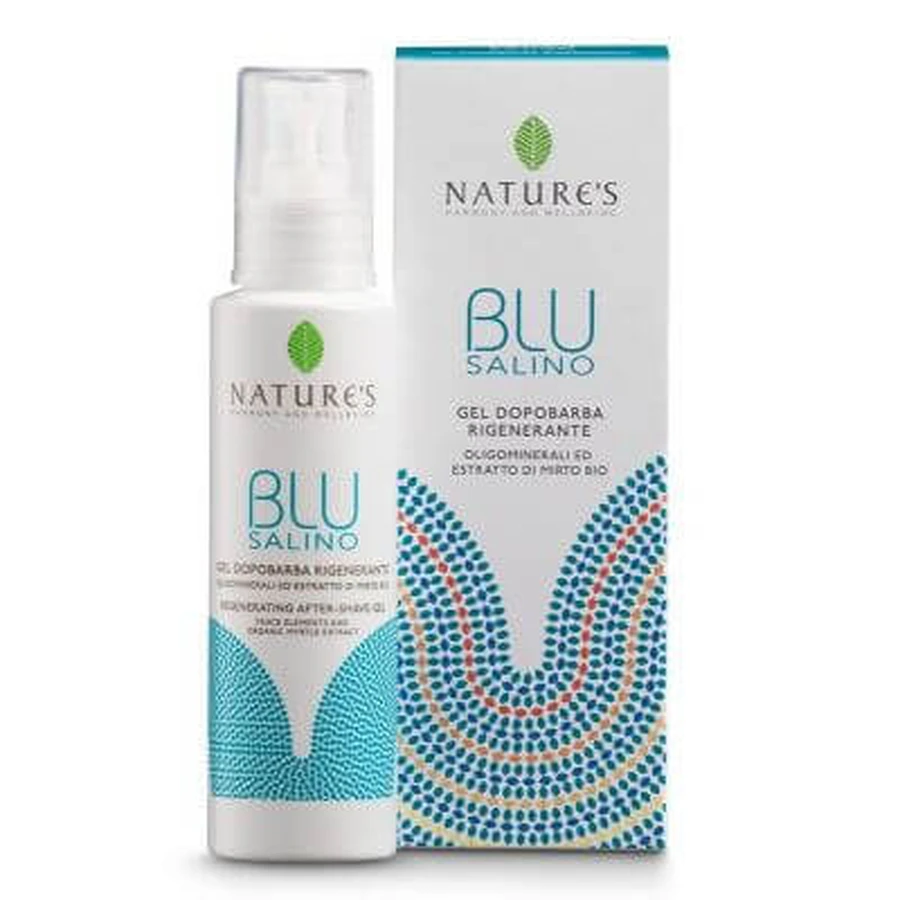 Nature's blauwe zoutoplossing aftershave gel 100 ml
