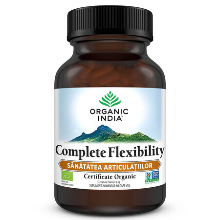 Complete Flexibility, Sanatatea Articulatiilor, 60 capsule, Organic India