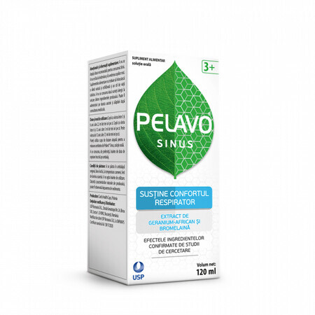 Pelavo Sinus Oral Solution, 120 ml, USP Roumanie