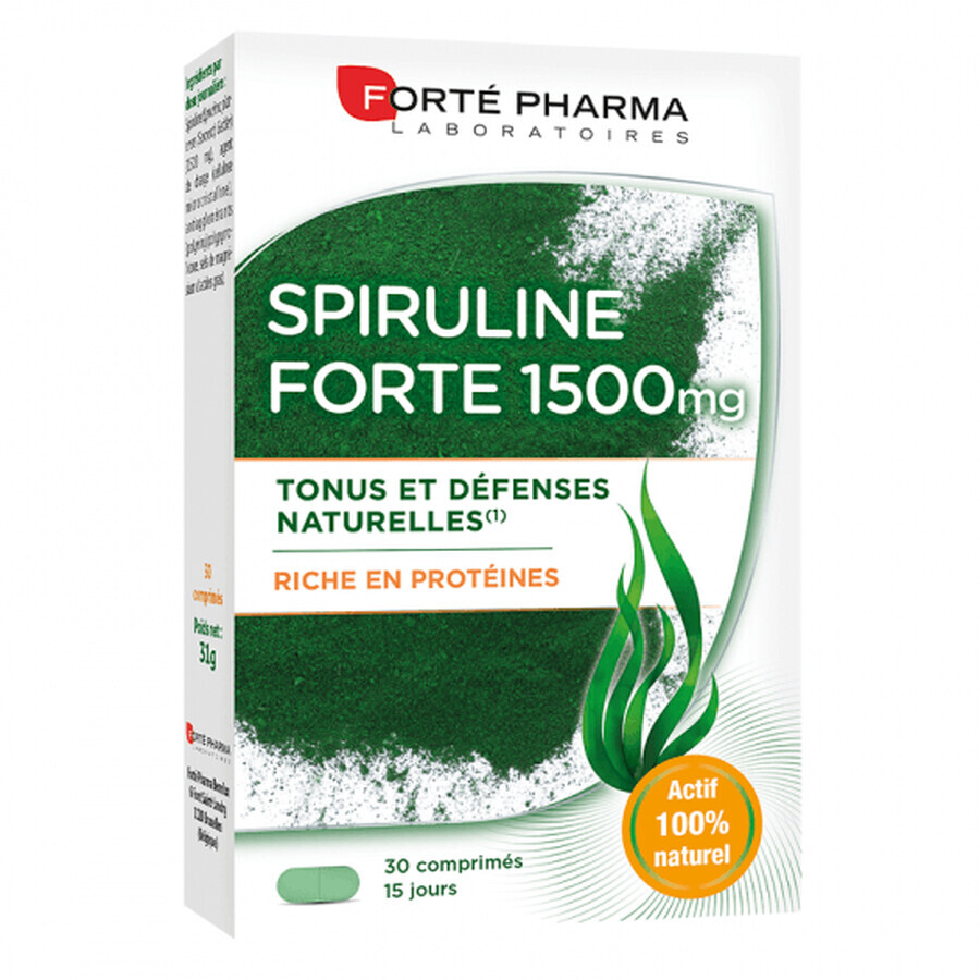 Spirulina Forte, 30 comprimés, Forte Pharma