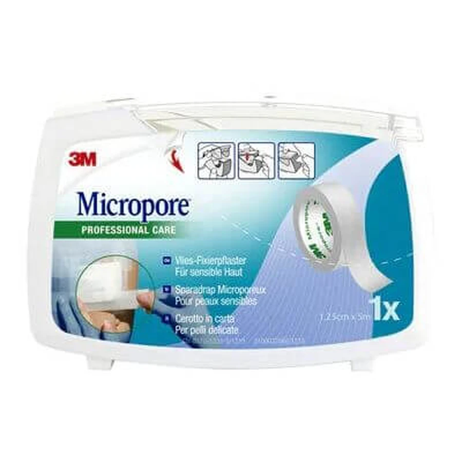 Micropore chirurgische Band Papier Patch m5x1.25mm Nachfüllpackung
