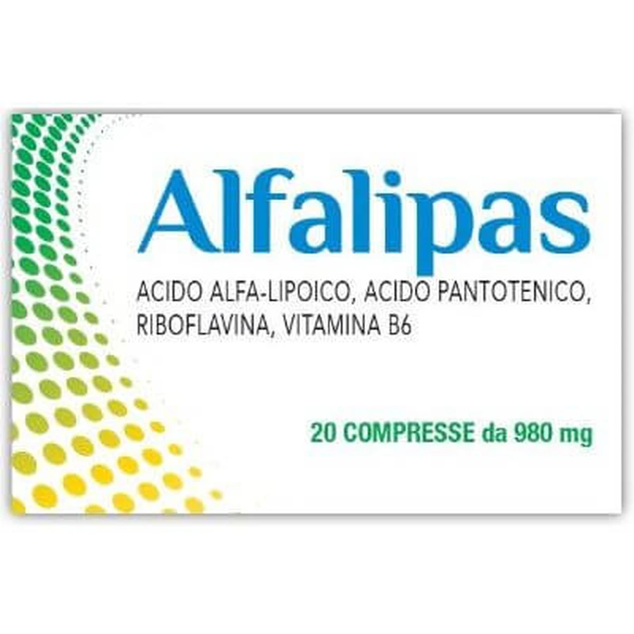 Alfalipas 20 comprimidos