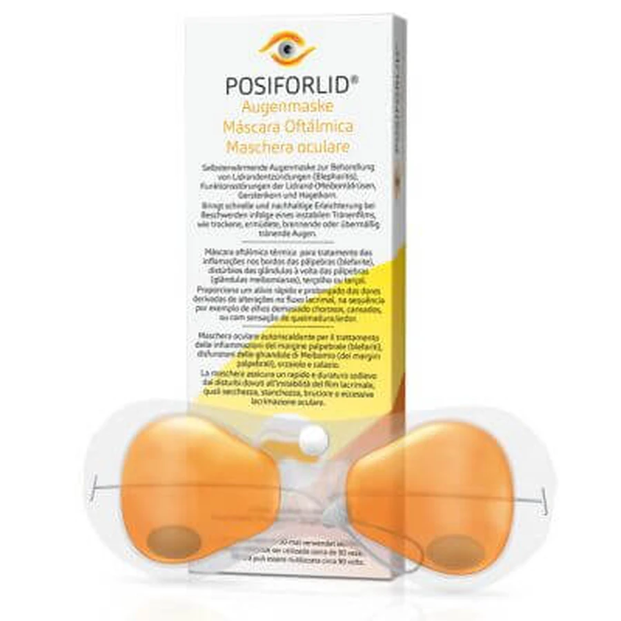 Posiforlid 2 heat treatment eye mask for blepharitis and meibomdrusen dysfunction